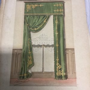 254-AGUARELA-CORTINADO VERDE