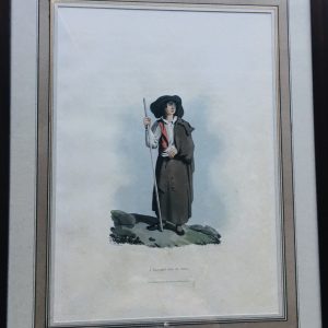 379-AQUATINTA - A PEASANT BOY OF NISA