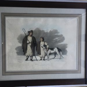 382-AQUATINTA-PEASANTS OF LEON