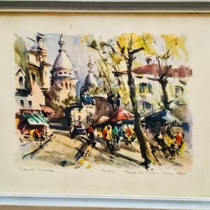 482-LITHOGRAFIA-PARIS - SACRÉ COEUR