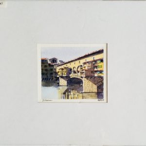 499-AGUARELA DE FLORENÇA