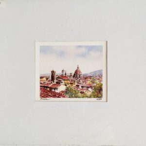 500-AGUARELA DE FLORENÇA