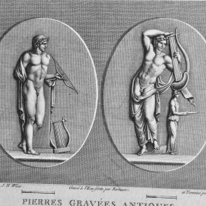 671-	GRAVURA ANTIQUE-ROME-GRECE - cerca de1792