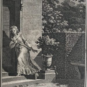701- GRAVURA DE MOREAU LE JEUNE-  (Gertrude )