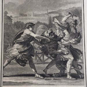 703-	GRAVURA DE MOREAU LE JEUNE- (La Princesse de Babilone )