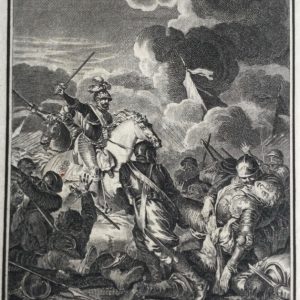 704-	GRAVURA DE MOREAU LE JEUNE- (Henriade Ch 3 )