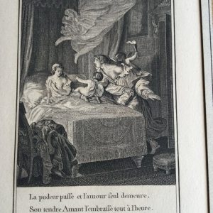706-	GRAVURA DE MOREAU LE JEUNE- ( Chante 1º )