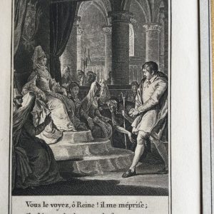 709- GRAVURA DE MOREAU LE JEUNE- ( Ce qui plait au Dames)