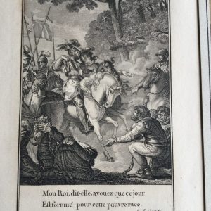 710-	GRAVURA DE MOREAU LE JEUNE- (Pucelle chant 18º )