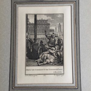 712-	GRAVURA DE MOREAU LE JEUNE-