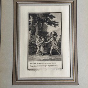 713-	GRAVURA DE MOREAU LE JEUNE-